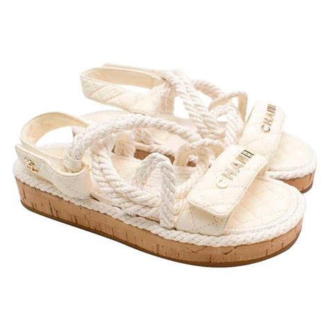 espadrille sandals chanel